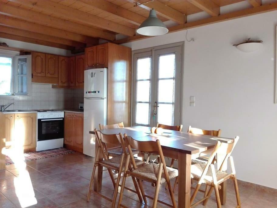Pláka Sunny House With Amazing View For 4+2 Persons 빌라 외부 사진