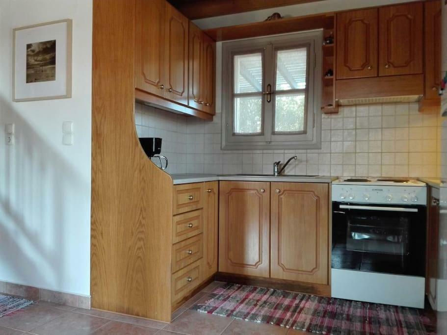 Pláka Sunny House With Amazing View For 4+2 Persons 빌라 외부 사진